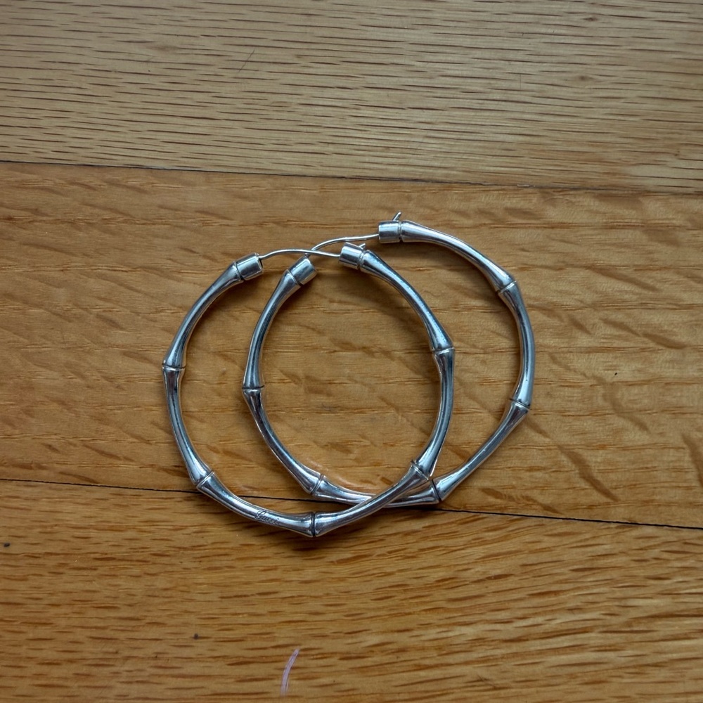 Silver Hoop Earrings